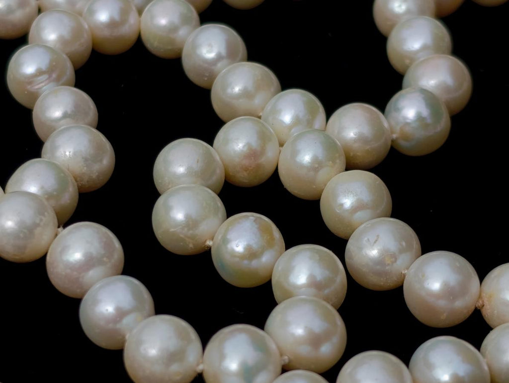 Hand Made Timeless Akoya Pearl Necklace x 1 From Okaya, Japan
