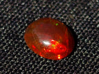 Polished Set of 3 Red Ethiopian Fire Opal Cabochons x 1 From Ethiopia