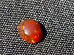 Polished Set of 3 Red Ethiopian Fire Opal Cabochons x 1 From Ethiopia