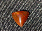Polished Set of 3 Red Ethiopian Fire Opal Cabochons x 1 From Ethiopia