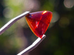 Polished Set of 3 Red Ethiopian Fire Opal Cabochons x 1 From Ethiopia