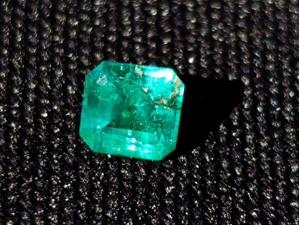Polished Sandawana Emerald Faceted Stone x 1 From Sandawana, Zimbabwe
