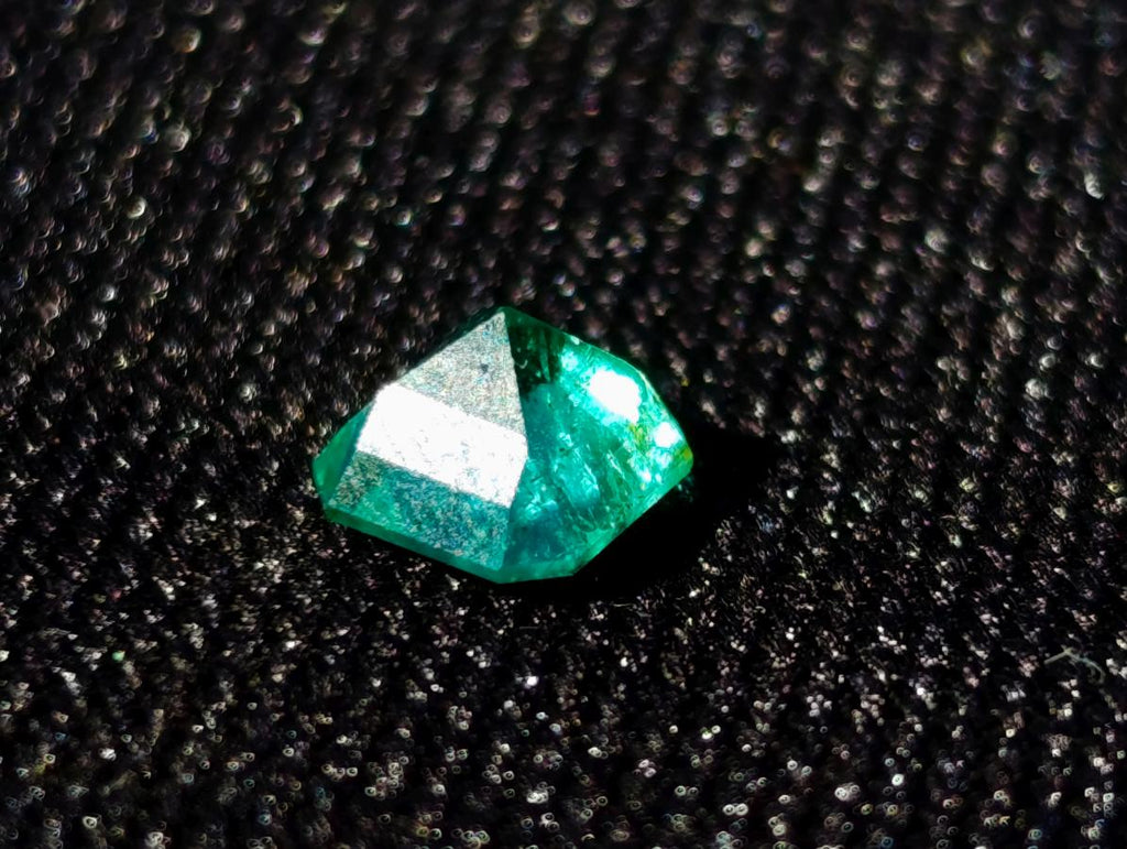 Polished Sandawana Emerald Faceted Stone x 1 From Sandawana, Zimbabwe