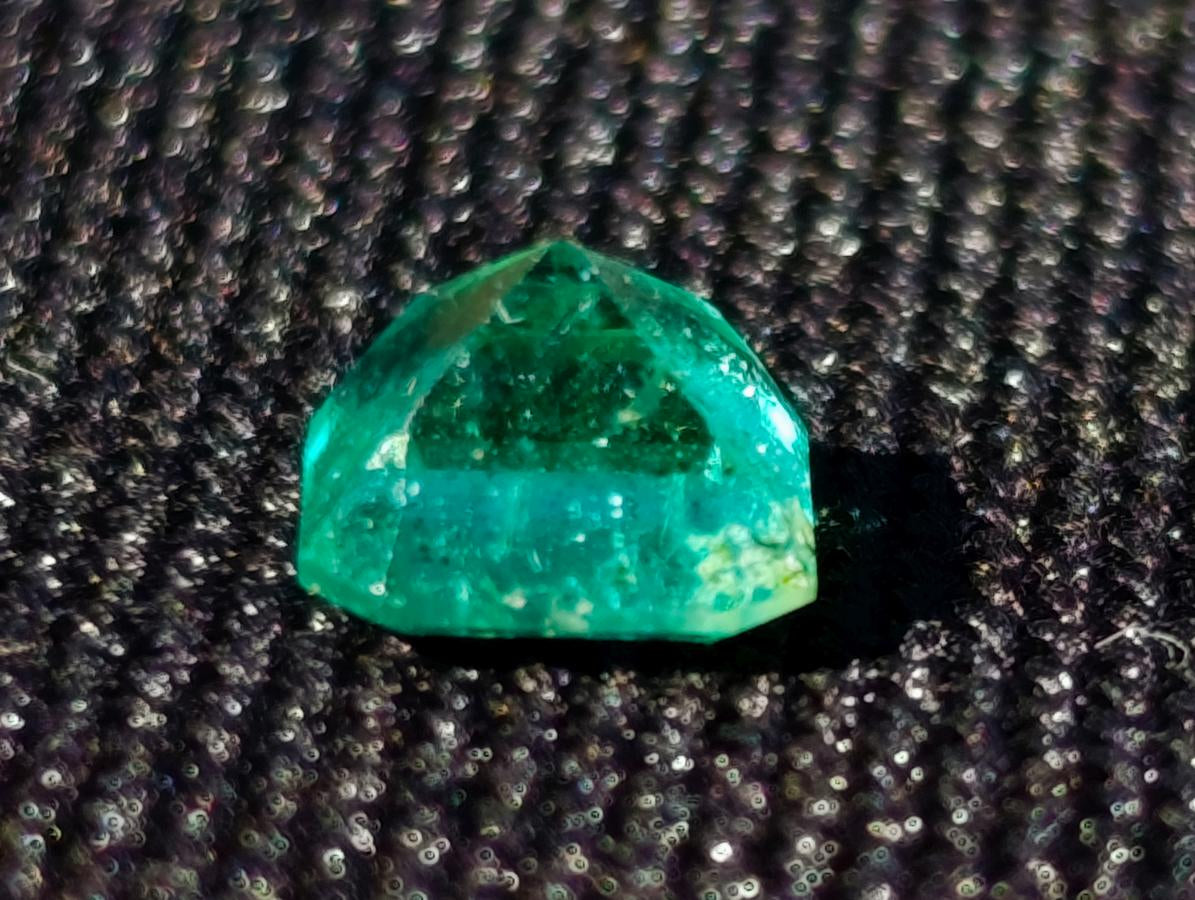 Polished Sandawana Emerald Faceted Stone x 1 From Sandawana, Zimbabwe