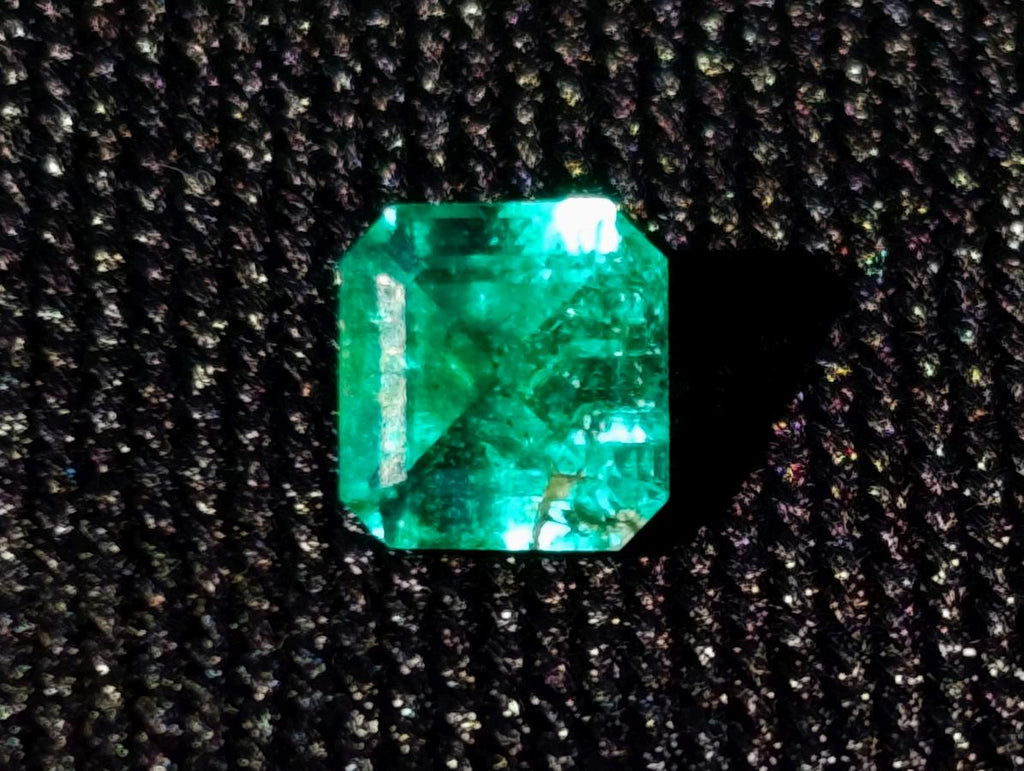 Polished Sandawana Emerald Faceted Stone x 1 From Sandawana, Zimbabwe