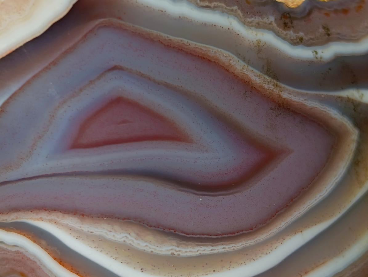 Polished One Side Shashe River "Eye" Agate x 1 From Shashe River, Zimbabwe