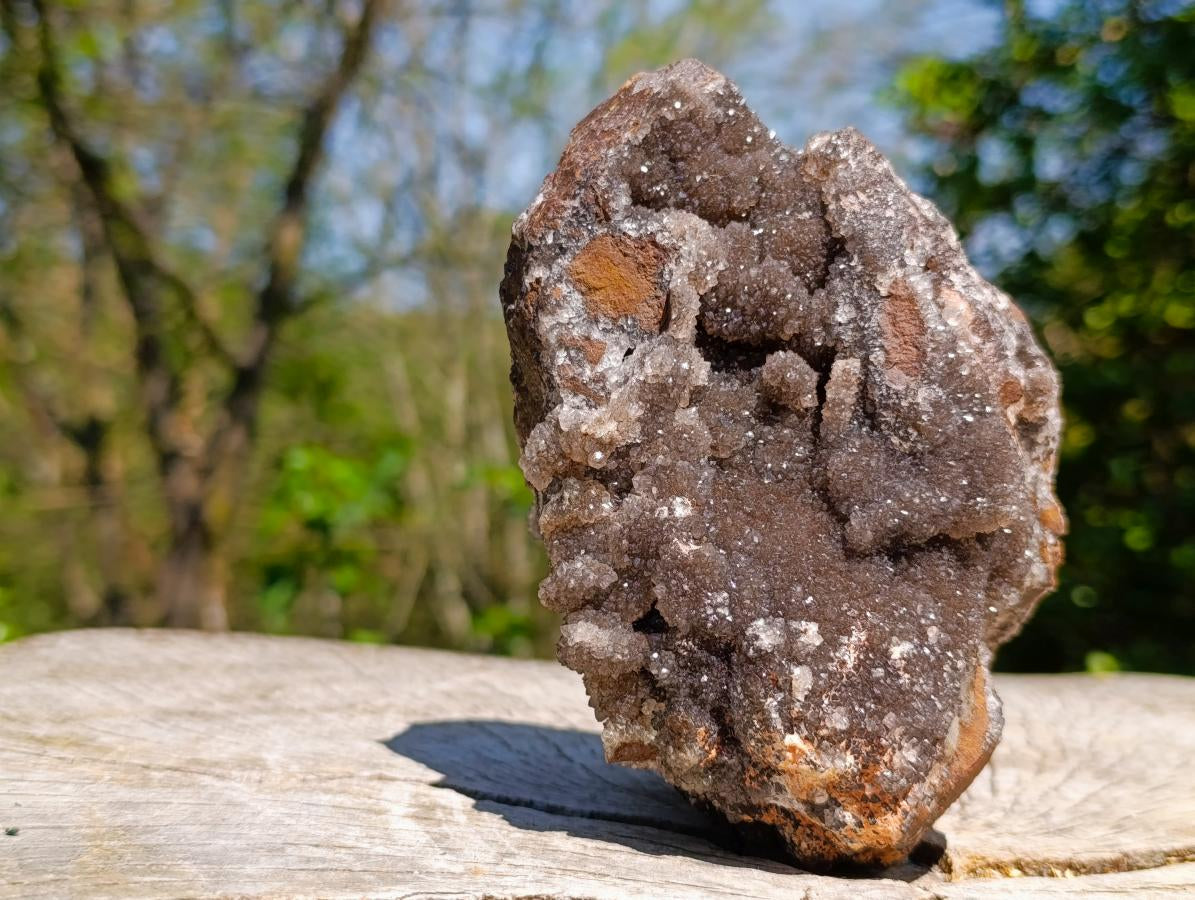 Natural Hemimorphite Drusy Coated Specimen x 1 From Palabanda Mine, Congo