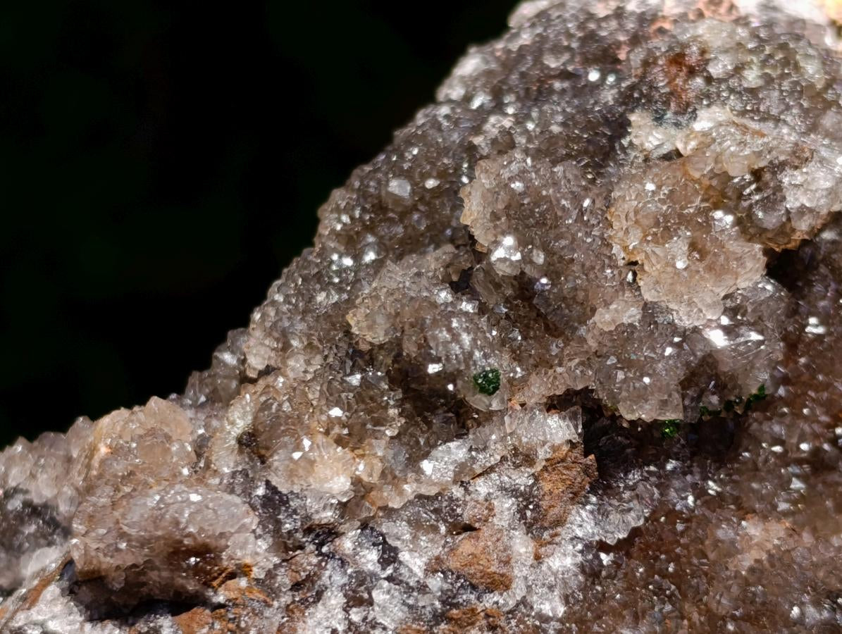 Natural Hemimorphite Drusy Coated Specimen x 1 From Palabanda Mine, Congo
