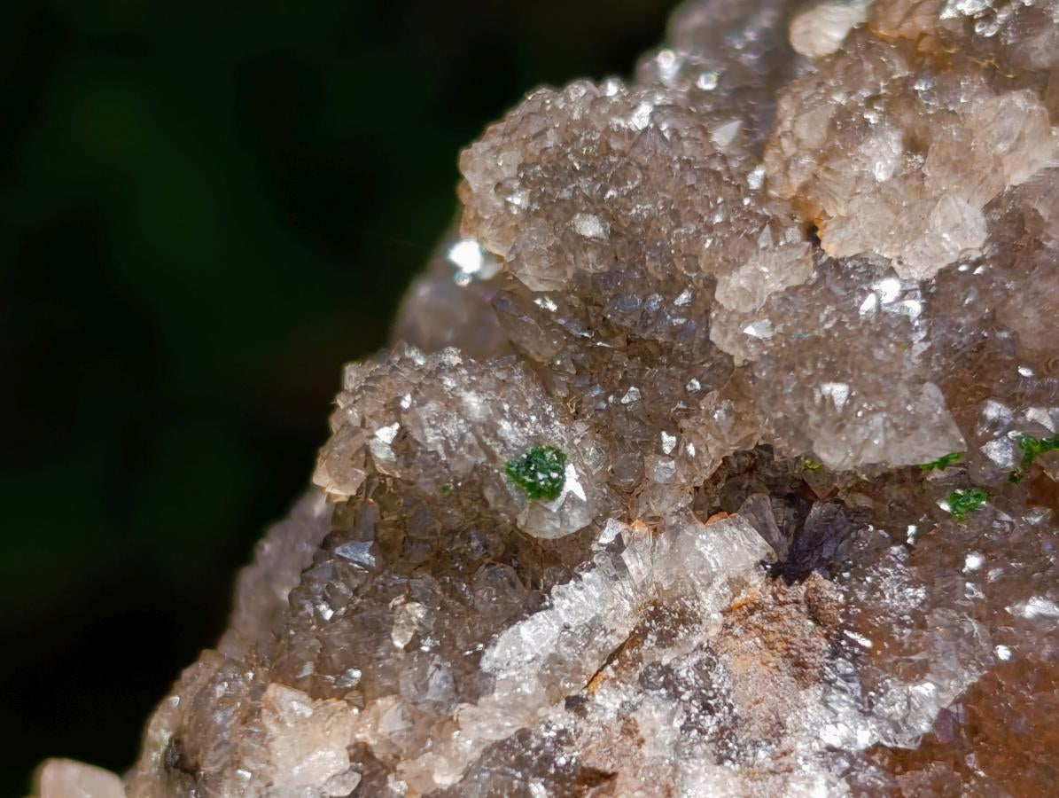 Natural Hemimorphite Drusy Coated Specimen x 1 From Palabanda Mine, Congo