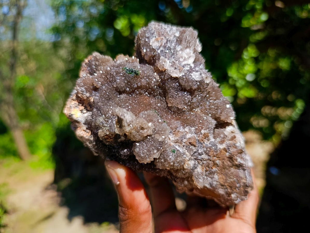 Natural Hemimorphite Drusy Coated Specimen x 1 From Palabanda Mine, Congo