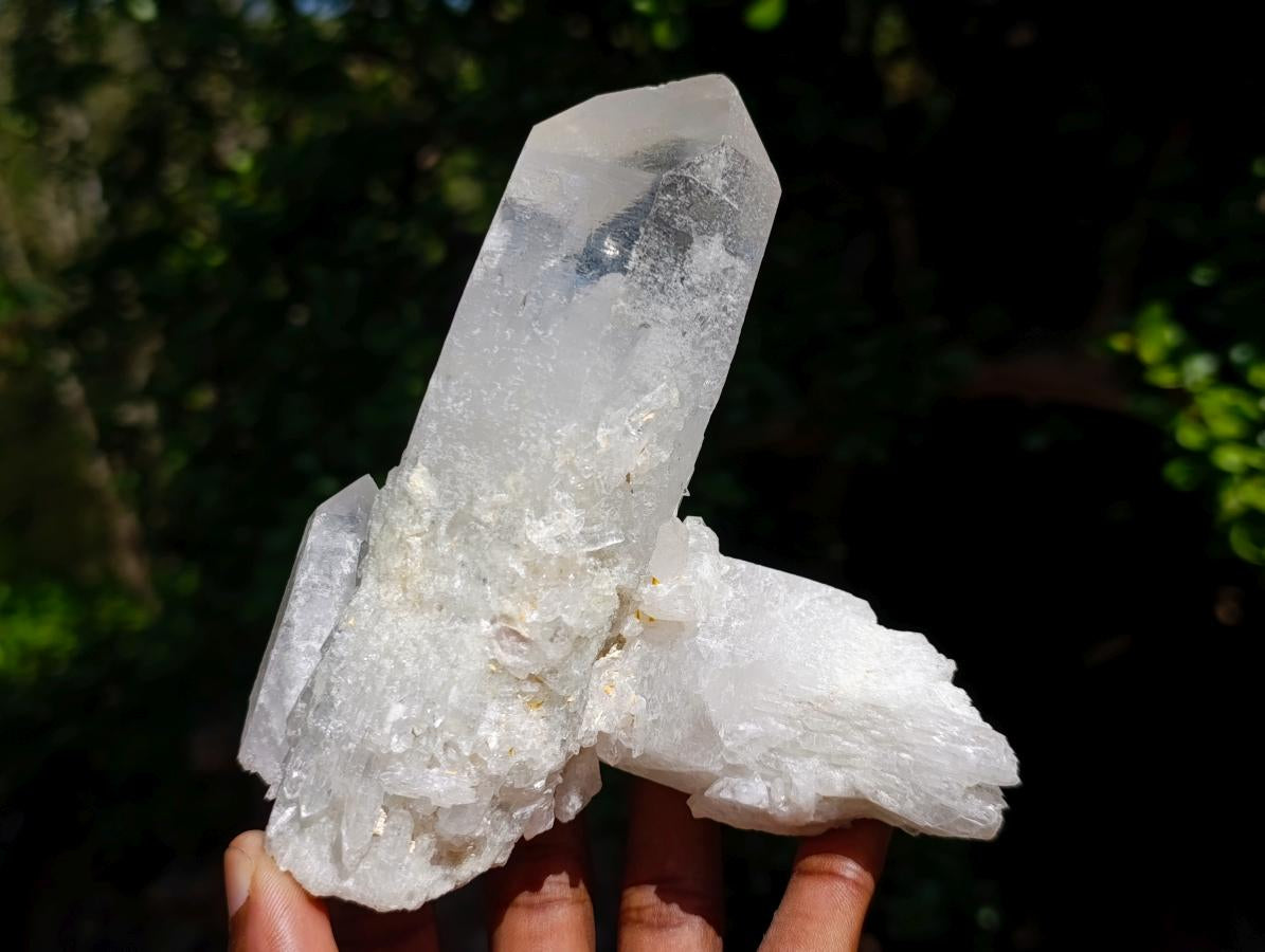 Natural Triple Double Terminated Floater Crystal x 1 From Ambatofinandrahana, Madagascar