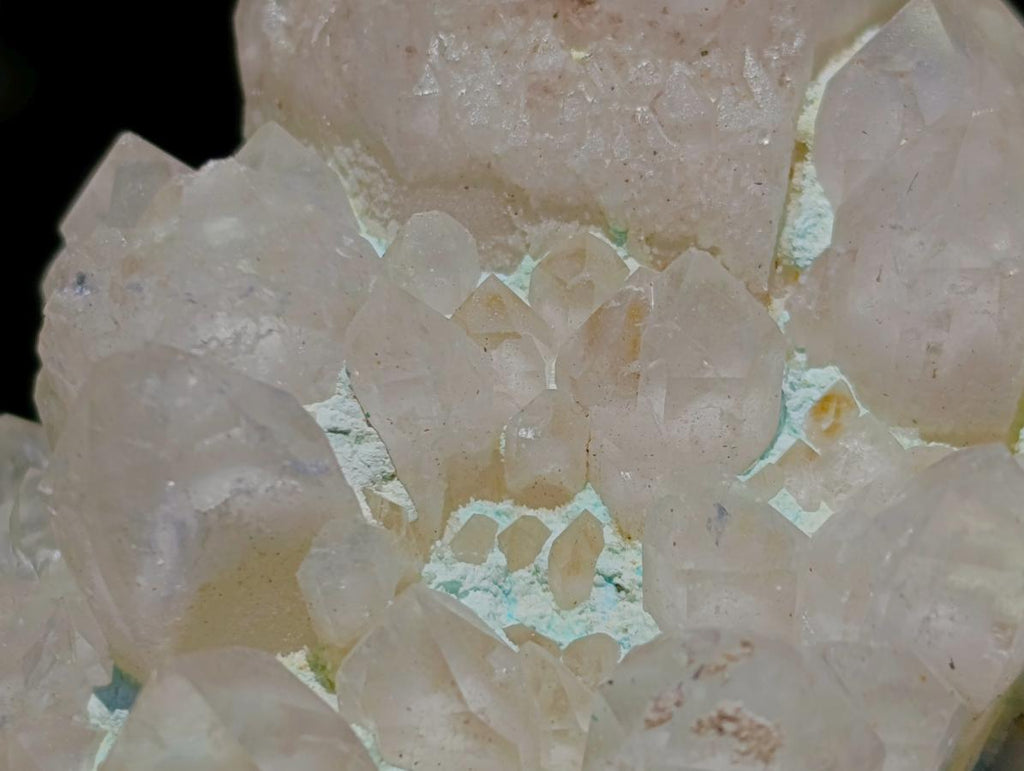 Natural Mixed Set of 6 African Minerals in a Wooden Display Box x 1 From Southern Africa