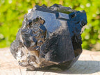 Natural Mirror Shiny Black “Mercedes Star” Schorl Black Tourmaline Single Crystal x 1 From Erongo, Namibia