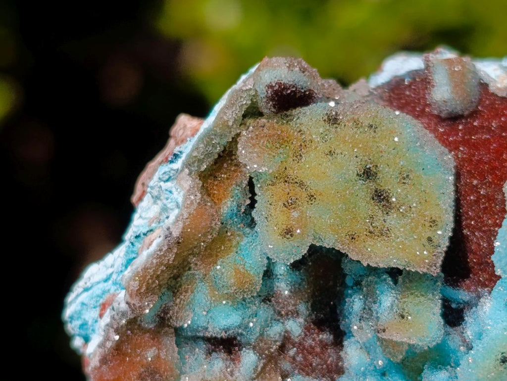 Natural Stalagmitic Drusy Coated Chrysocolla Pseudomorph Specimen x 1 from  Lupoto Mine, Congo
