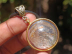 Hand Made Rutilated Quartz Necklace with Antique Fittings - Sold Per Piece - From Madagascar