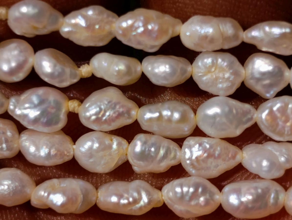 Hand Made Five Stranded Freshwater Pearls Necklace x 1 From China