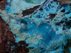 Natural Drusy Coated Chrysocolla with Malachite on a Ferro Dolomite Matrix x 1 From Lupoto Mine, Congo
