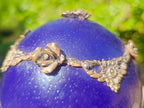Hand Made and Natural Ultra Rare Amethyst Stalactite Inside of an Ostrich Faberge Egg  x 1 From South Africa