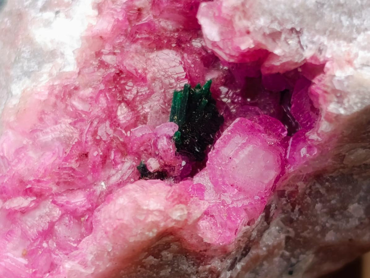 Natural Mixed Collectors Set of 6 African Minerals in a Wooden Display Box x 1 From Southern Africa