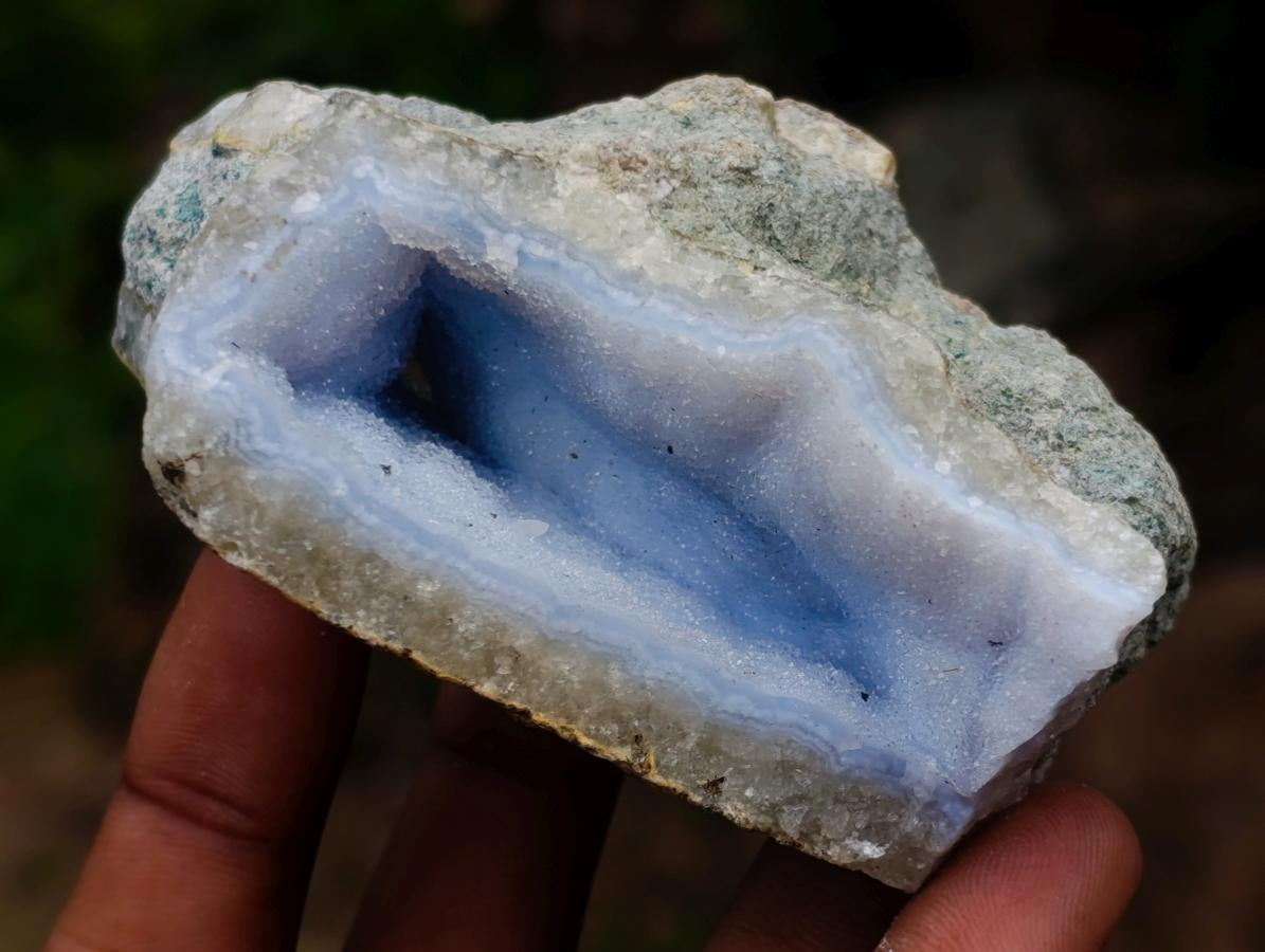 Natural Mixed Collectors Set of 6 African Minerals in a Wooden Display Box x 1 From Southern Africa