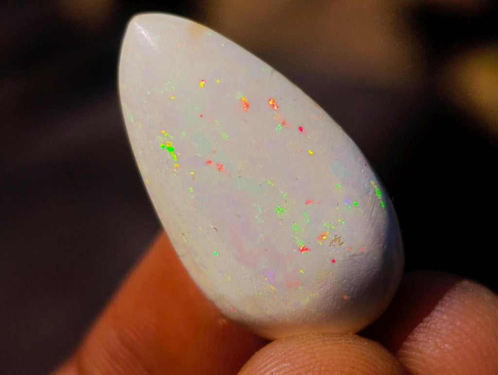 Polished Premium Ethiopian Hydrophane Opal Cabochon x 1 From Welo, Ethiopia