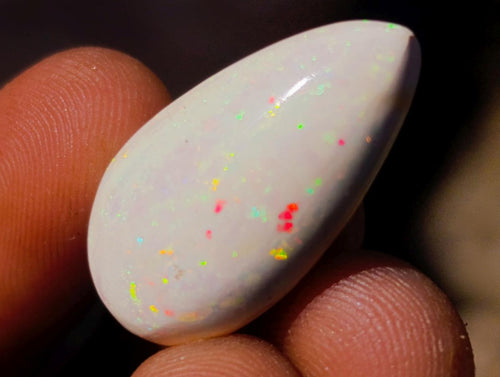 Polished Premium Ethiopian Hydrophane Opal Cabochon x 1 From Welo, Ethiopia