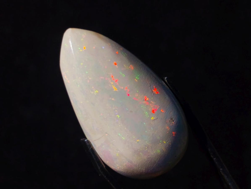 Polished Premium Ethiopian Hydrophane Opal Cabochon x 1 From Welo, Ethiopia