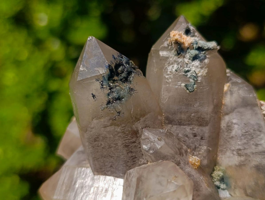 Natural Perfect Erongo Mountain Smokey Quartz Cluster with Double Terminated Crystals x 1 From Erongo, Namibia
