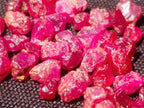 Natural Small Rough Gemmy Ruby Faceting Stones x 1 From Vatomandry, Madagascar