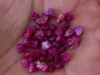 Natural Small Rough Gemmy Ruby Faceting Stones x 1 From Vatomandry, Madagascar