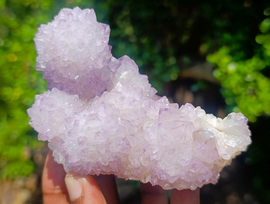 Natural Classic Sunburst Spirit Amethyst Crystal Cluster with Botryoidal Features x 1 From Boekenhouthoek, South Africa