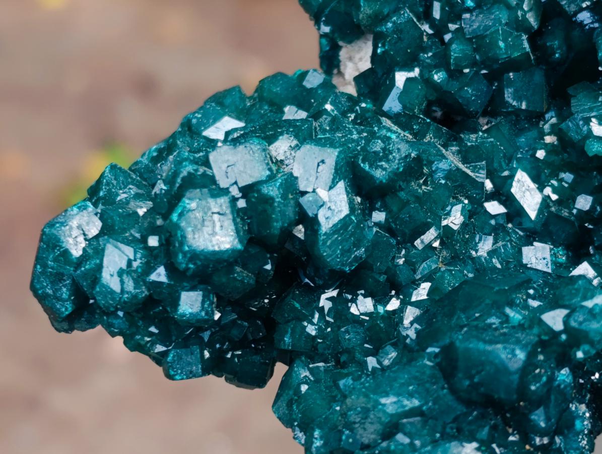 Natural Exquisite and Classic Emerald Green Large Cabinet Sized Dioptase Specimen x 1 From Tantara, Congo