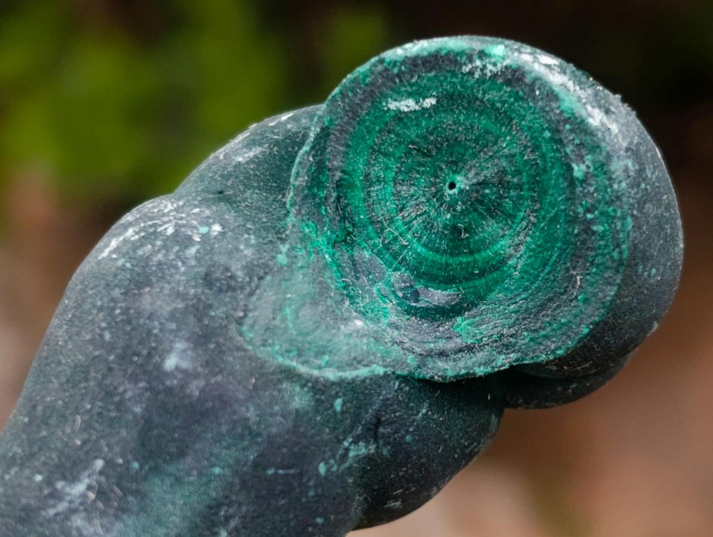 Natural Trio of Silky Malachite Stalactite Specimens x 1 From Kasompe, Congo