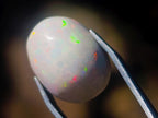 Polished Precious Welo White Hydrophane Opal Cabochon x 1 From Welo, Ethiopia