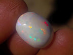 Polished Precious Welo White Hydrophane Opal Cabochon x 1 From Welo, Ethiopia
