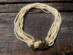 Hand Made Seven Strand L'Officiel Bead Pearl Necklace x 1 From Italy