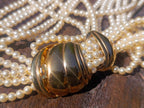 Hand Made Seven Strand L'Officiel Bead Pearl Necklace x 1 From Italy