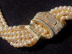 Hand Made Seven Strand L'Officiel Bead Pearl Necklace x 1 From Italy