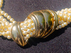 Hand Made Seven Strand L'Officiel Bead Pearl Necklace x 1 From Italy