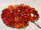 Hand Made AA Grade Fossil Amber Necklace x 1 From Poland