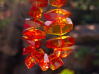 Hand Made AA Grade Fossil Amber Necklace x 1 From Poland