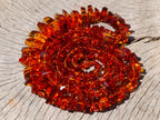 Hand Made AA Grade Fossil Amber Necklace x 1 From Poland