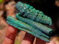 Natural Mixed Set of 12 African Minerals and Crystals in a Wooden Display Box x 1 From Southern Africa