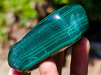 Polished Set of 4 Malachite and Red Jasper Eggs and Bowls x 1 From Southern Africa