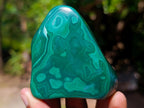 Polished Set of 4 Malachite and Red Jasper Eggs and Bowls x 1 From Southern Africa
