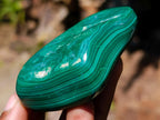 Polished Set of 4 Malachite and Red Jasper Eggs and Bowls x 1 From Southern Africa