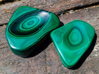 Polished Set of 4 Malachite and Red Jasper Eggs and Bowls x 1 From Southern Africa