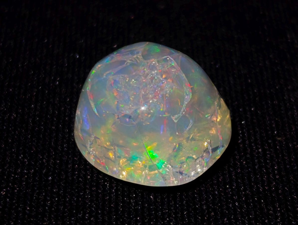Polished Spectacular Rare Large Gemmy Clear Ethiopian Precious Opal x 1 From Welo, Ethiopia