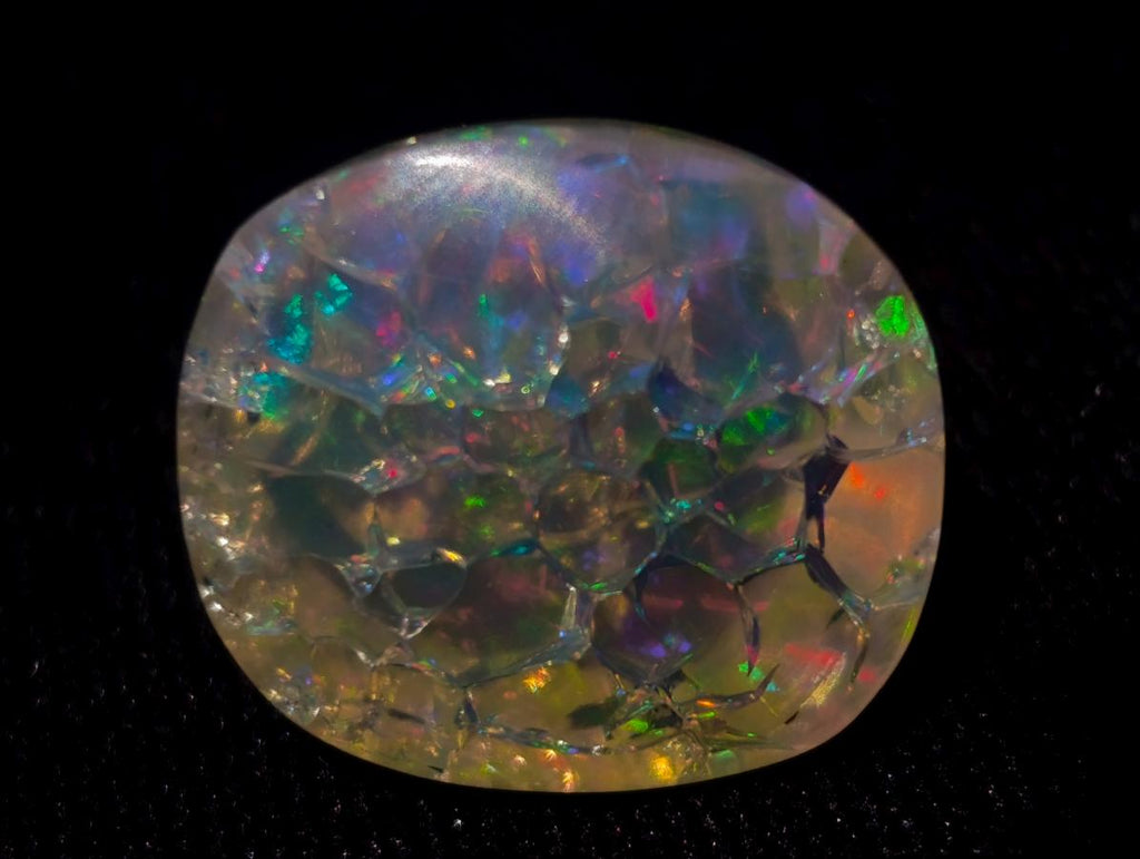 Polished Spectacular Rare Large Gemmy Clear Ethiopian Precious Opal x 1 From Welo, Ethiopia
