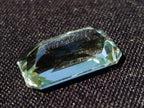 Polished Faceted Triphane Spodumene Green Hiddenite Stone x 1 From Afghanistan